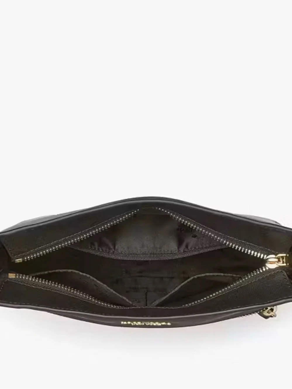 kate spade Black Pebbled Leather Messenger Crossbody